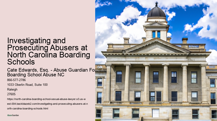 Investigating and Prosecuting Abusers at North Carolina Boarding Schools 