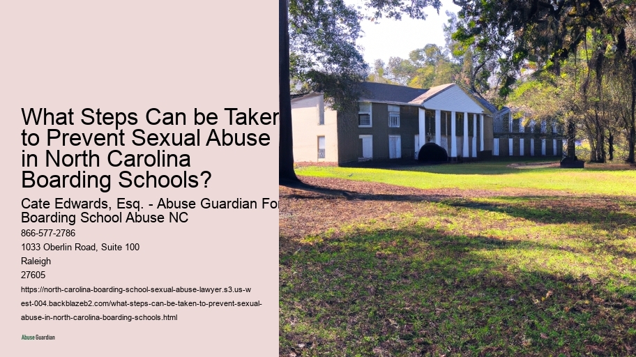 What Steps Can be Taken to Prevent Sexual Abuse in North Carolina Boarding Schools?